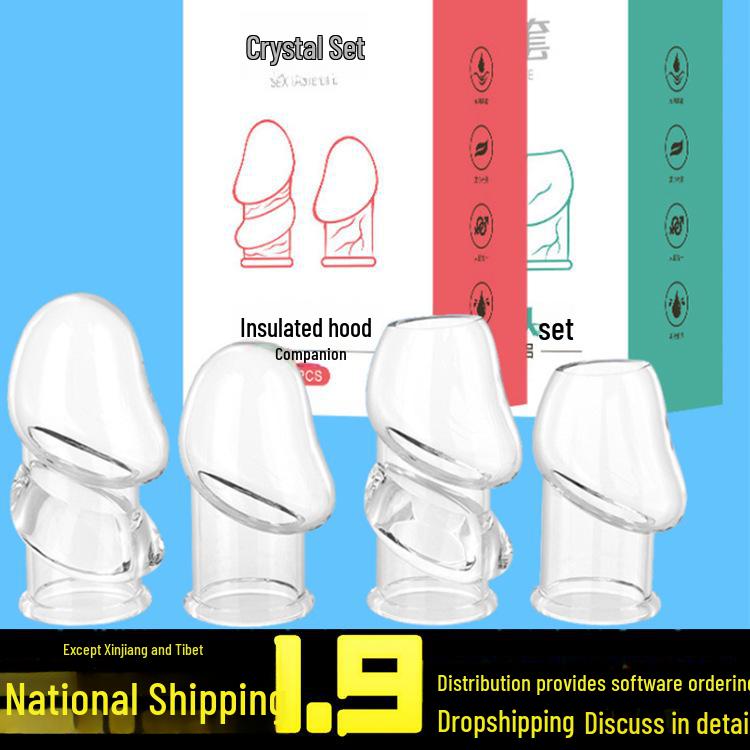 Qiao Shangshi Men's Thickened Heat-Insulated Crystal Wolf Tooth Headgear, Open Design for Adults