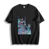 T-shirt Paysage Urbain Cyberpunk - Design Futuriste Néon T-shirt Unisexe