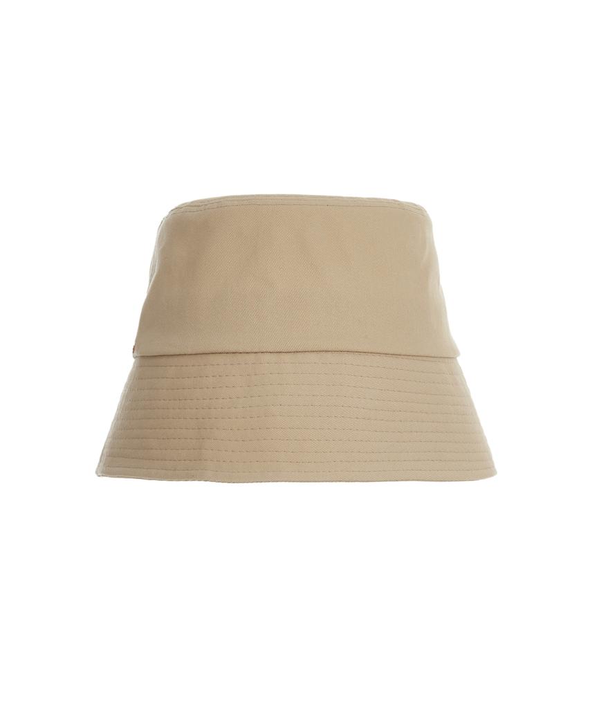 Bajal Rose Gold Rivet Bucket Hat Beige