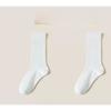 Spring and Summer Comfortable Non-stiff Pile Socks, Breathable Cotton Casual Socks, Pure Color, High-end Feeling Cotton Socks