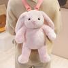 Zaino Peluche Animale Selvatico 40cm Peluche Morbido Bradipo Agnello Giraffa Borsa a Spalle Doppie Portafoglio da Shopping Peluche Regalo