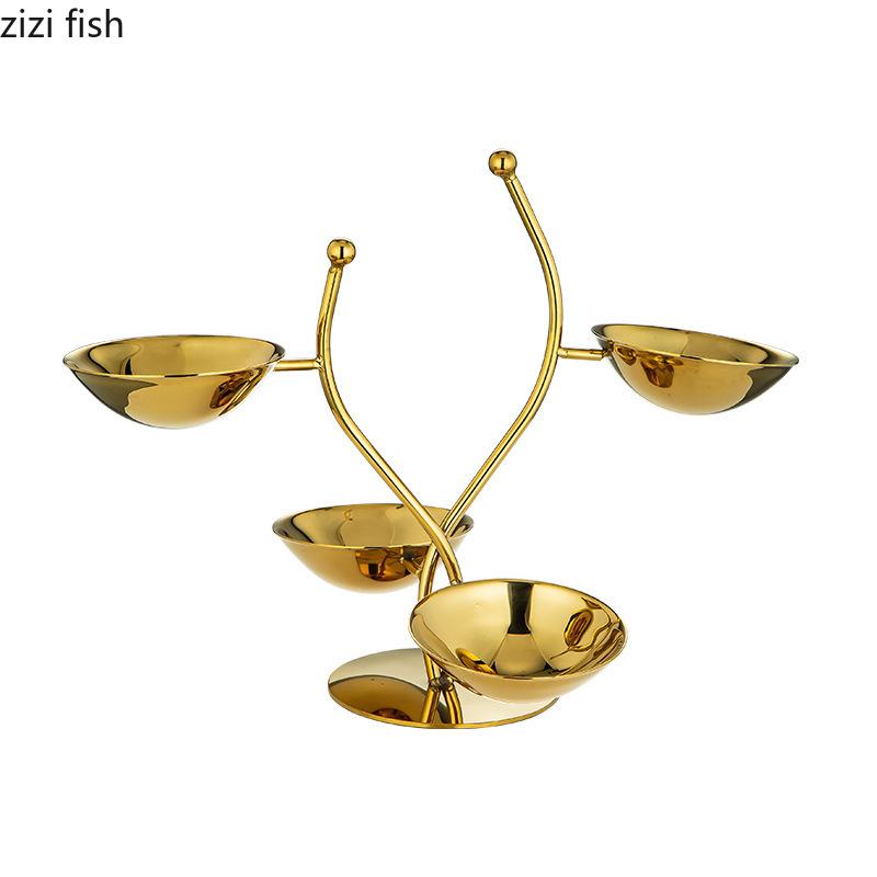 Stainless Steel Snack Platter 3-layer Fruit Plate Snack Bowl Dessert Plate Candy Bowl Pastry Plates Dried Fruit Platter Dish