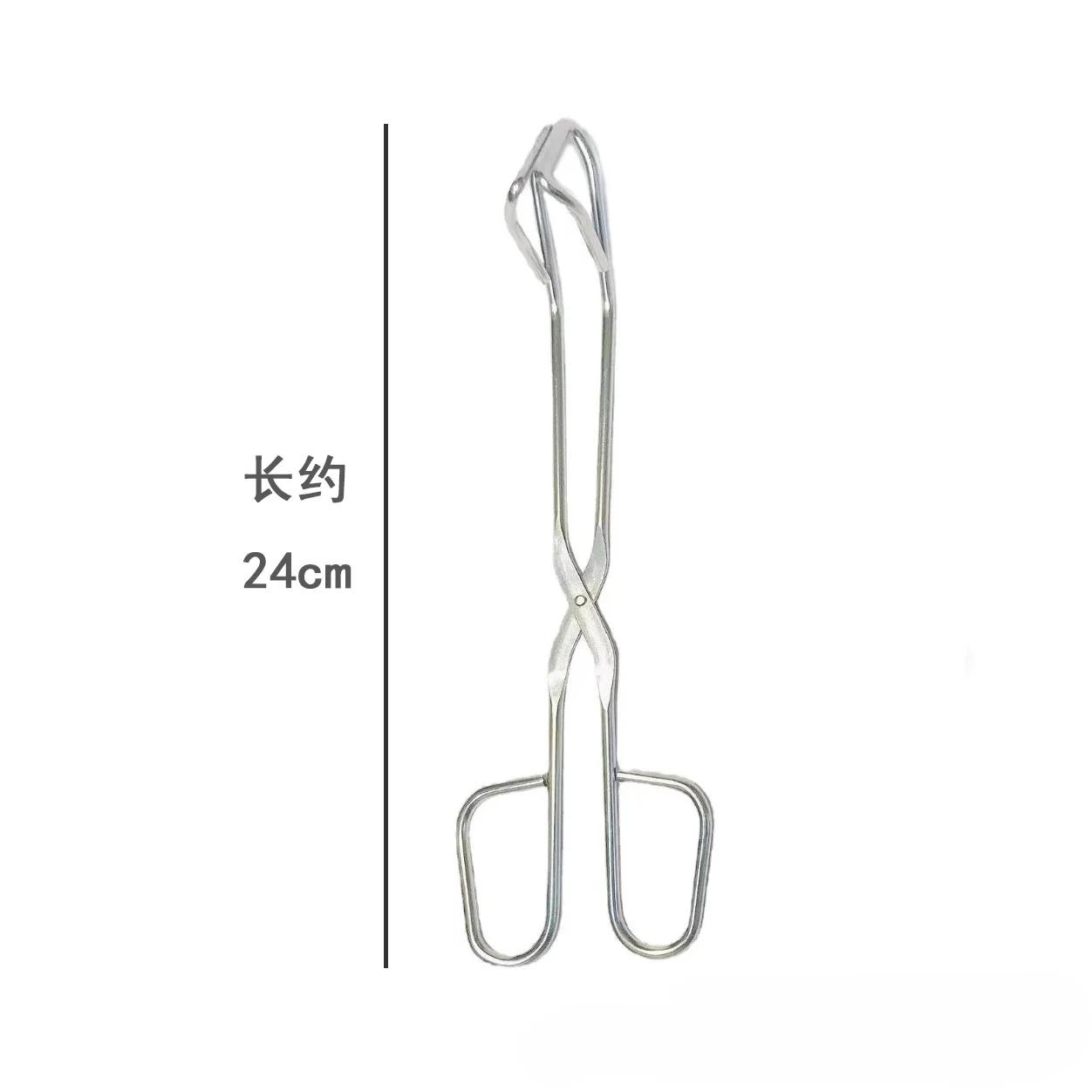 

Stainless steel triangle bread food clip kitchen clip barbecue clip for hot steaks