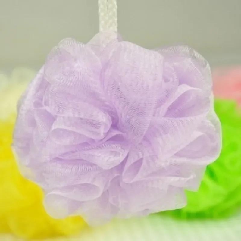 10 color random bubble shower gel exfoliating foam sponge mesh eyeball random color
