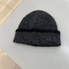 New autumn and winter big head circumference warm thickened knitted hat striped face small wool hat women