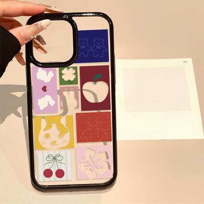 Acrylic Phone Case For iPhone 11 13 16 ProMax Case iPhone 13 14 15 ProMax 12 13 ProMax Case Samsung A55 A05S A54 A06 S22 A15 S23 A12 A22 A52S Cartoon