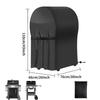 Waterproof Grill BBQ Cover Heavy Duty Barbecue Cover Weather UV & Fade Resistant with Adjustable Straps Gas Grill Cover