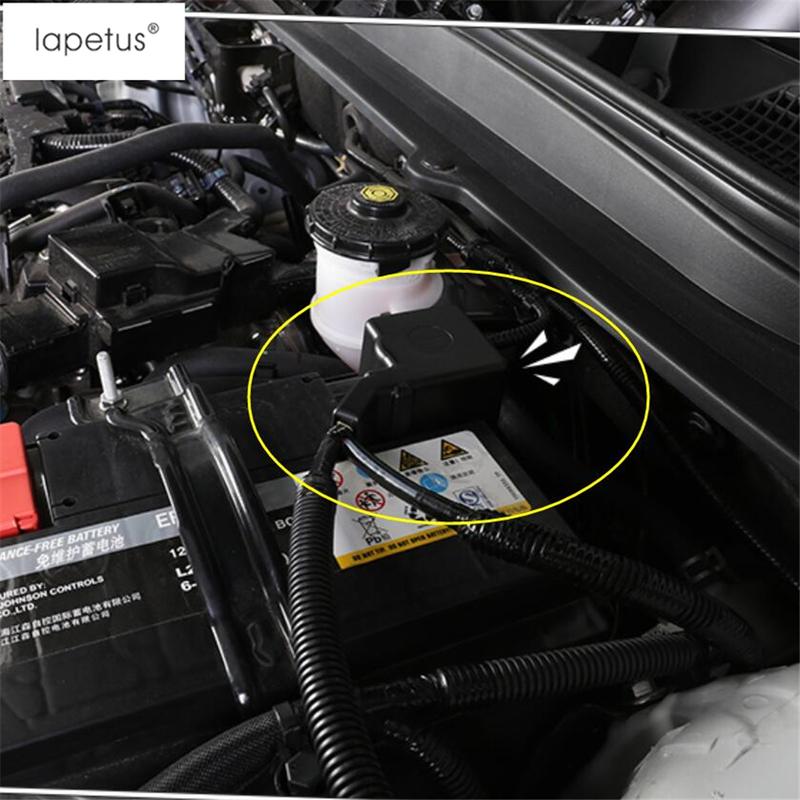 Lapetus Accessories Fit For Honda Accord 10th 2018 -  Plastic Engine Battery Negative Interface Frame Molding Cover Kit Trim