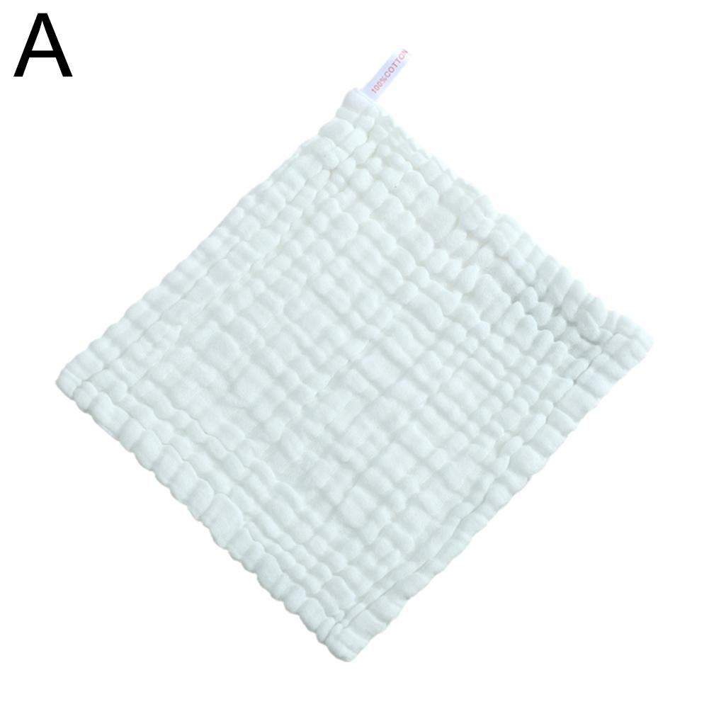 

Муслиновые салфетки для отрыжки для мальчиков и девочек, полотенце для лица и мягкая впитывающая салфетка из 100% хлопка для младенцев P1X3 White-1pcs