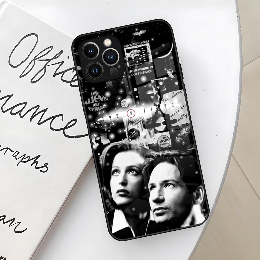 The X Files I Want To Believe Phone Case for Iphone 17 16 Air 15 14 12 11 13 Pro Max Mini X Xr Xs Se Puls glass Cover