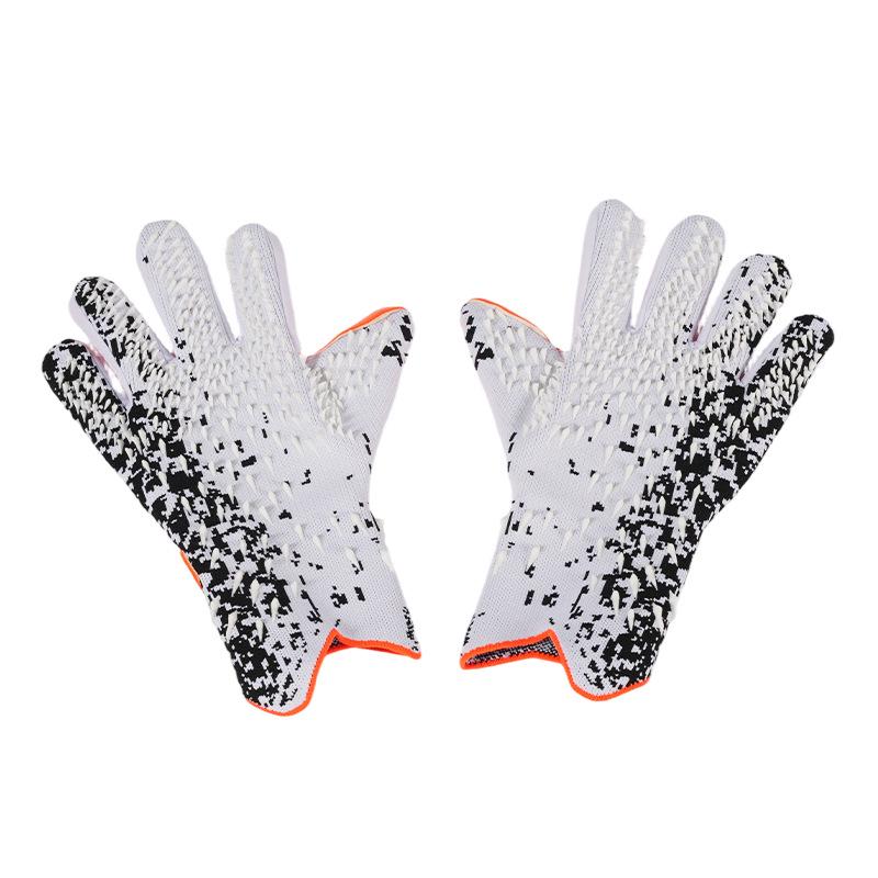 

Youth & Adult Goalkeeper Gloves with Finger Protection and Durability for Training Size 10 [Adults] білий