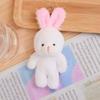 10Pcs Stuffed Little Rabbit Plush Toy Keyring Easter Party Bunny Plush Dolls  Holiday Gift