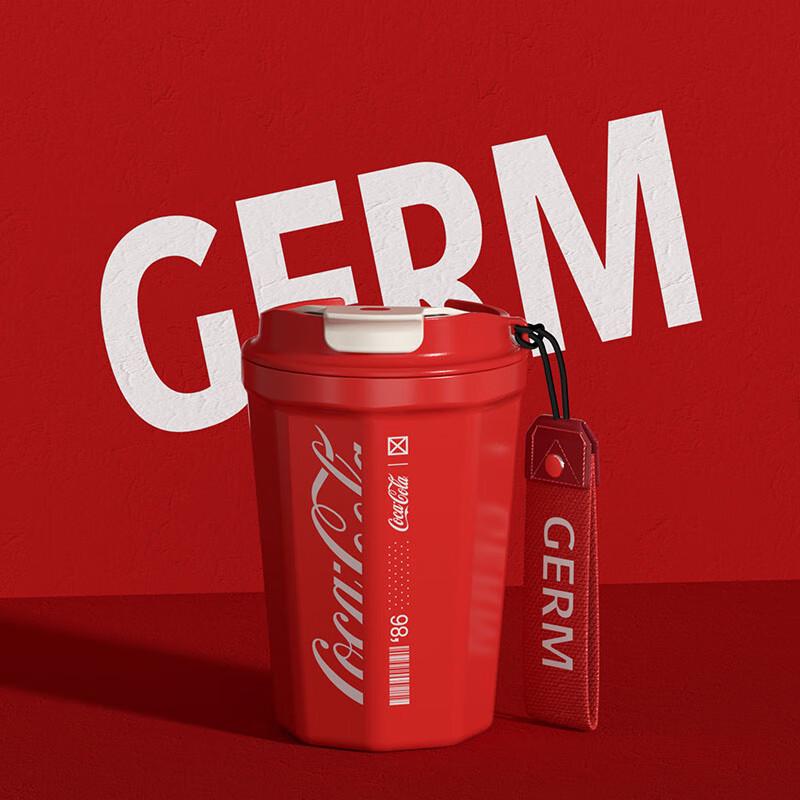 Kubek do kawy Germ x Coca-Cola w kształcie rombu
