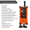 8 Buttons Wireless Crane Remote Control Electric Lift Hoist Wireless Switch Receiver