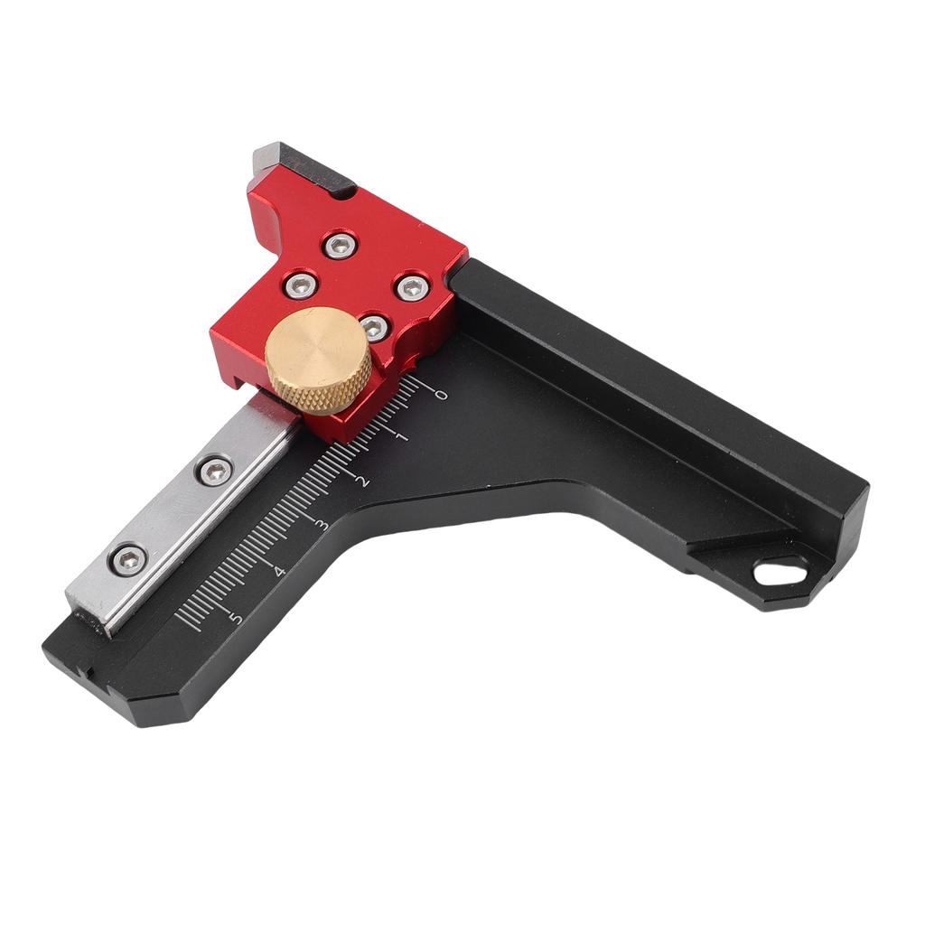 Table Saw Height Gage High Precise Aluminum Alloy Depth Measuring Ruler Setup Block for Woodworking Router Table