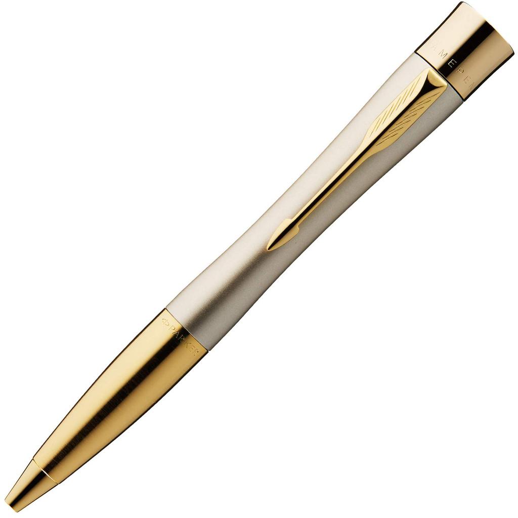Shachihata Name Parker Golden Sold Pen, Airflow, Pearl, GT, TKS-PKA-G1 (Stamp Separately)