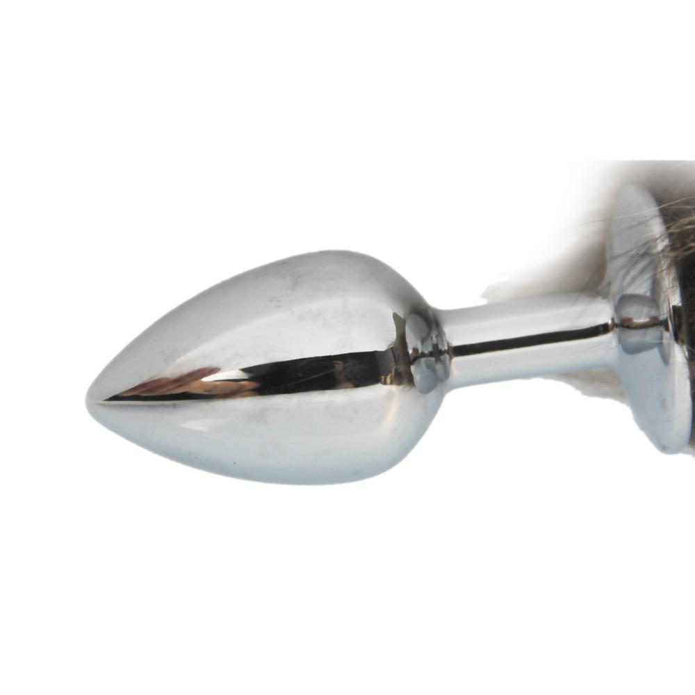 Furry Beginner Butt Plug Fox Tail Explore Ass Doggy Play Tiny Steel Anal Teaser Comfort Sex Toy Women Stimulate Costume Cosplay