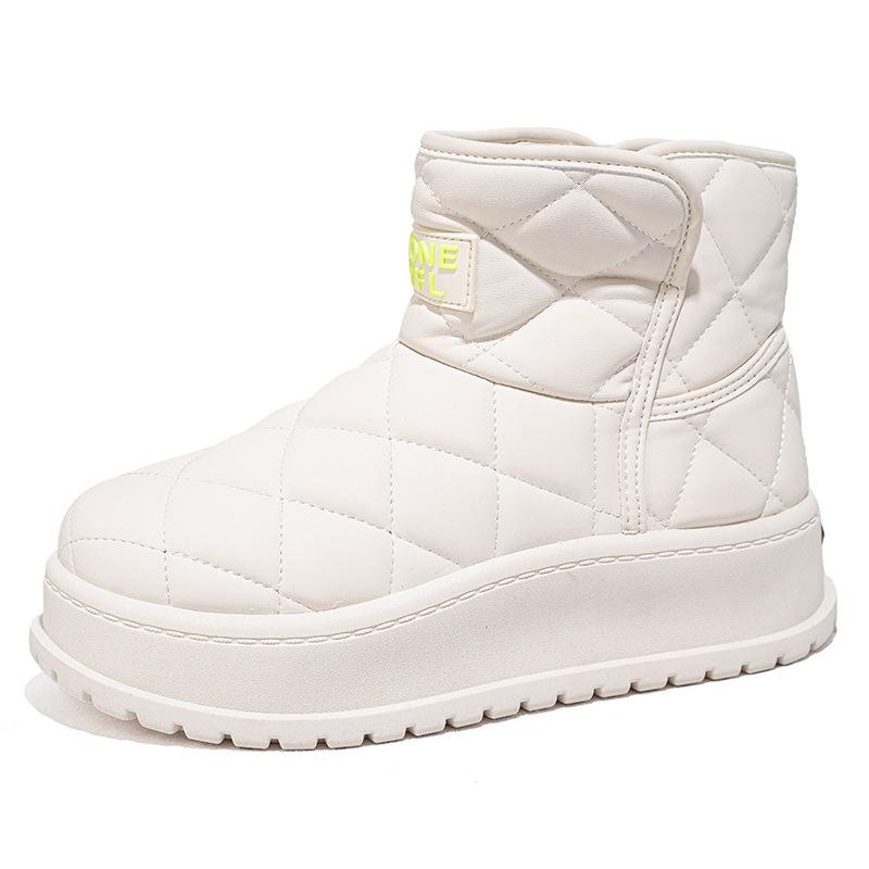 Winter new velvet snow boots ins student height-increasing sports board shoes casual cotton shoes
