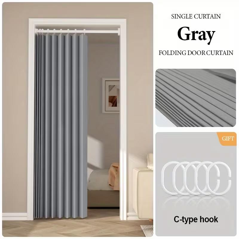 Pleated Folding Door Curtain for Closet