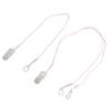 Hearing Aid Holder Transparent Clip Pink Rope Nylon Easy Fixing Hearing Aid Lanyard for Gardening Wo