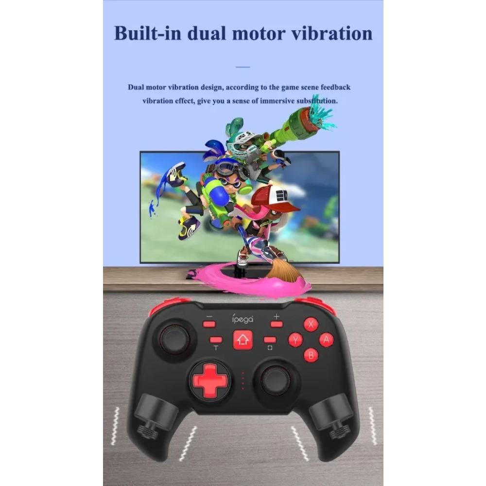 PG-SW062C Wireless Game Controller Bluetooth Gamepad Game Console Cordless Handle for Nintendo Switch, Android, IOS, PC