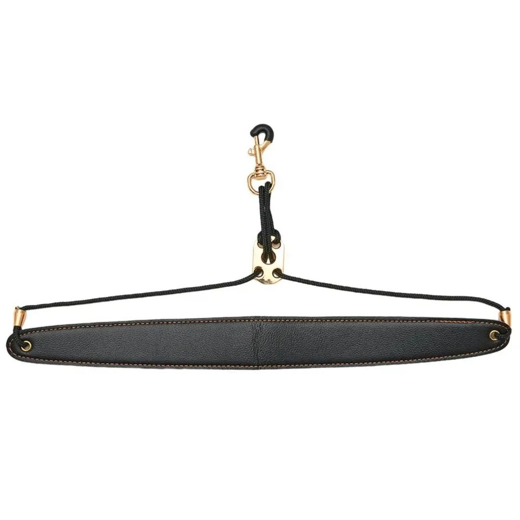 Leather Saxophone Strap Saxophone Lanyard Neck Strap Protection Neck for Soprano Tenor Alto Baritone Sax Musical Instrument