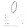 Einfacher 925er Sterlingsilber Textur Gedrehter Dünner Stapelbarer Kleiner Fingerring Für Frauen Vintage Klassisch Feiner Schmuck Geschenke