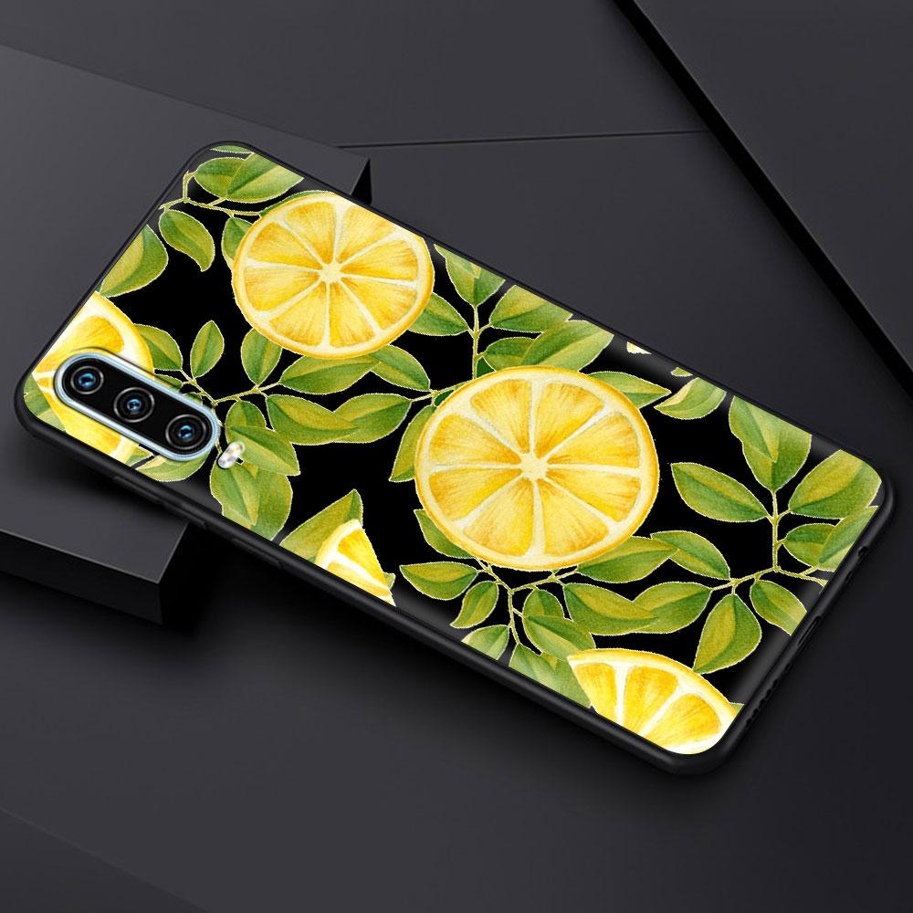 Mediterranean Lemon Soft Phone Case For Huawei P30 Lite P50 Pro P20 P40 Lite E P Smart Z 2021 Y6 Y7 Y9 2019 Y6p Y9s Y7a Cover
