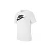 M Nsw Tee Icon Futura Casual Sports Breathable Alphabet Printing Round Neck Short Sleeve White Men's AR5004-101