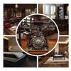 Home Phone Vintage Telephone Fixed Phone Rotating Dial Antique Living Room Antique Rotating Vintage Telephones