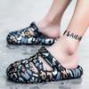 Flat Sandals Shoes for Men Ventilate Wear-resistant Soft and Comfortable Indoor and Outdoor Slippers for Men Thick Bottom New