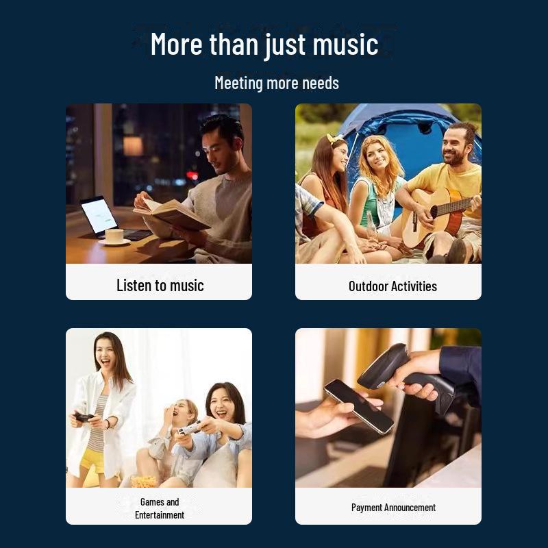 Portable Outdoor Bluetooth Karaoke Speaker with Mic