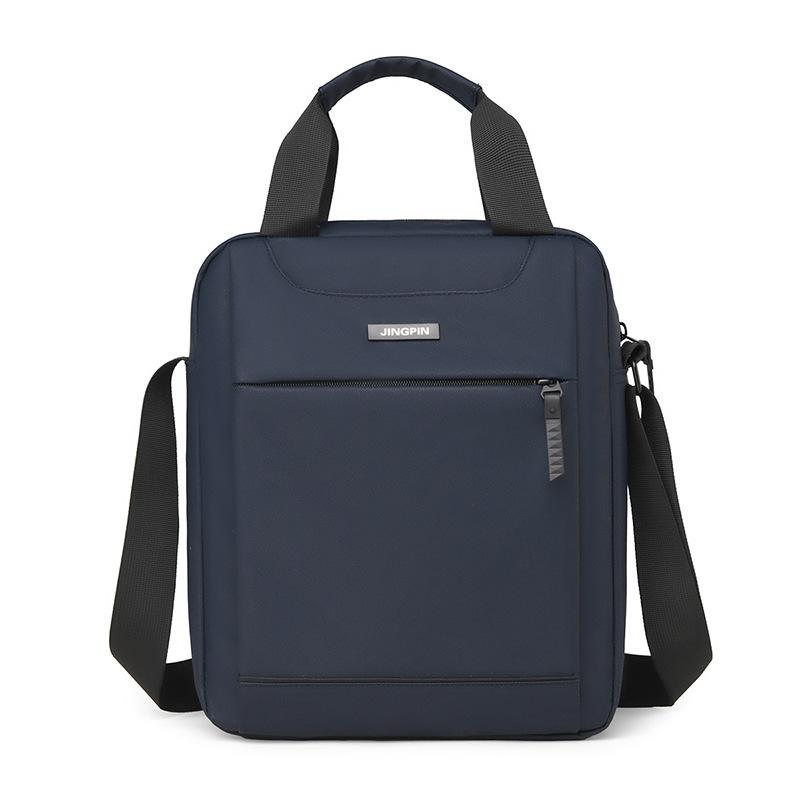 

Сумка для деловых поездок, мужская, большая вместительная сумка через плечо из ткани Оксфорд