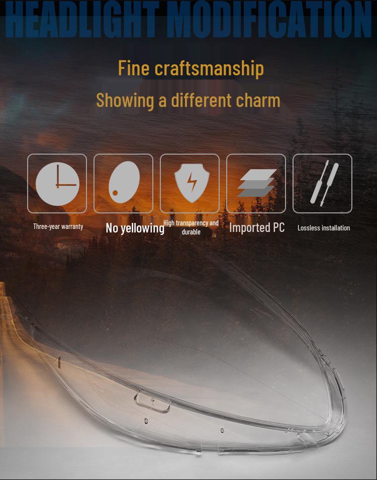 Mercedes-Benz B-Class W246 Headlight Lens Cover (2011-2014)