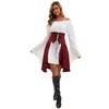 Halloween Medieval Renaissance Long Sleeve Shirt Tunic Pirate Shirt Women's Stage Uniform