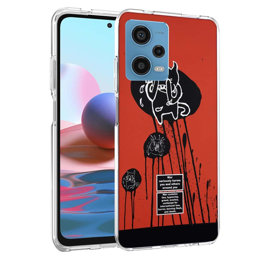 Bnad R-Radiohead Phone Case For Redmi Note 13 12 14 15 Pro Plus 13R 11 11T 11E 11S 10 Pro 10S 9 9S Cover Cell Clear TPU Capa Cas