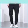 Coolfeel Mens Summer Thin Breathable Stretch Casual Pants With Drawstring Waist For Youth