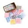 Alutaio Cute Handkerchief Towel Individually Wrapped Gift 10 Towels Mini Unspun Assorted Colors and Perfect for and Small Presents Set, Package,