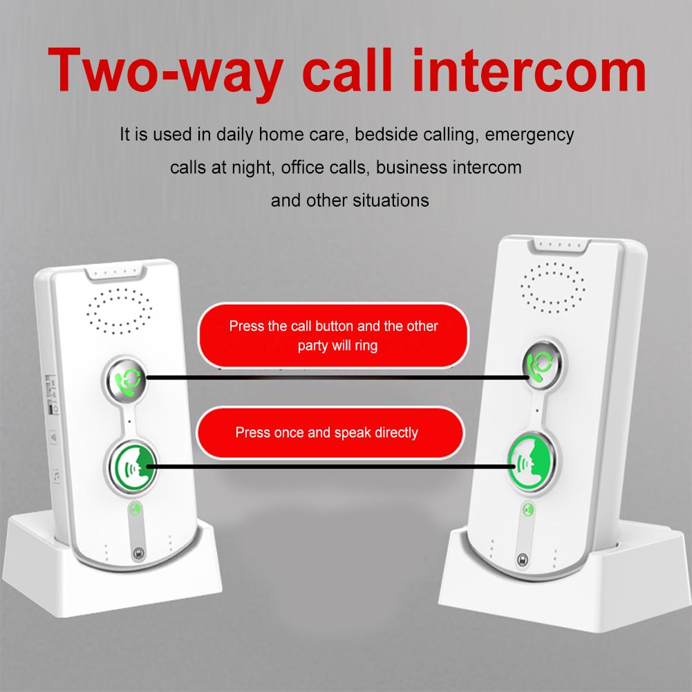 Interphone vocal bidirectionnel longue portée système d'interphone intérieur extérieur Intercomunicador pour maison hôpital bureau