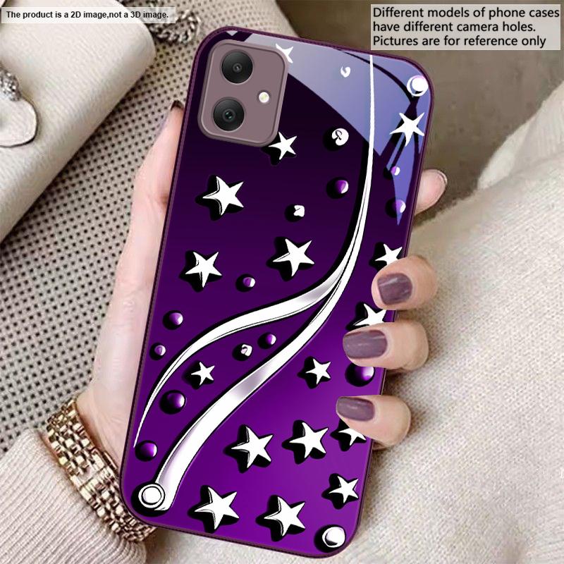 Deep Night with Stars For Samsung A01 A02 03 Core 04 05 06 10 12 13 14 5G 15 16 M02 12 Note 8 9 10 20 glass Ultra phone case