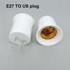 AC E26 E27 to GU24 E27 US EU power Plug Screw Lamp Holder Light Base Socket AC Adapter Converter electric connector