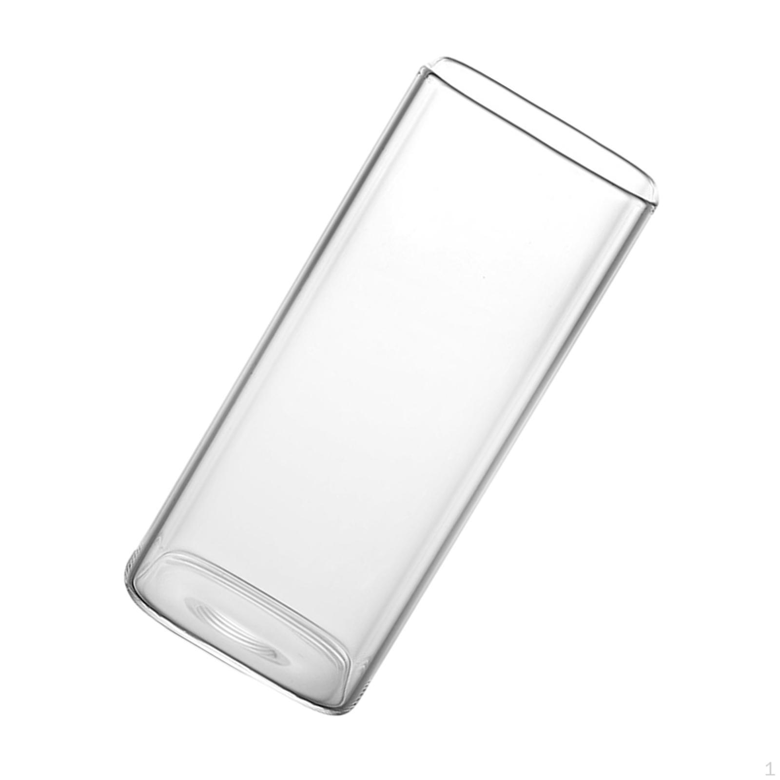 Highball Glass Drinking Glasses Square High Borosilicate Thickened Juice Teas Everyday 380ml