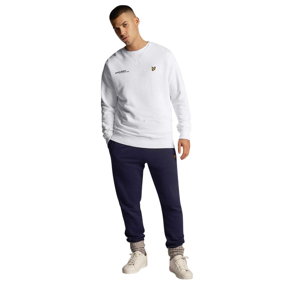 Lyle & Scott Mens Co-Ordinate Print Crew Neck Sweatshirt