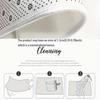 3D Bear Breaking Wall Rug - 2D Flat Printed Non-Slip Flannel Floor Mat for Bedroom & Living Room - Washable Animal Decor Mat