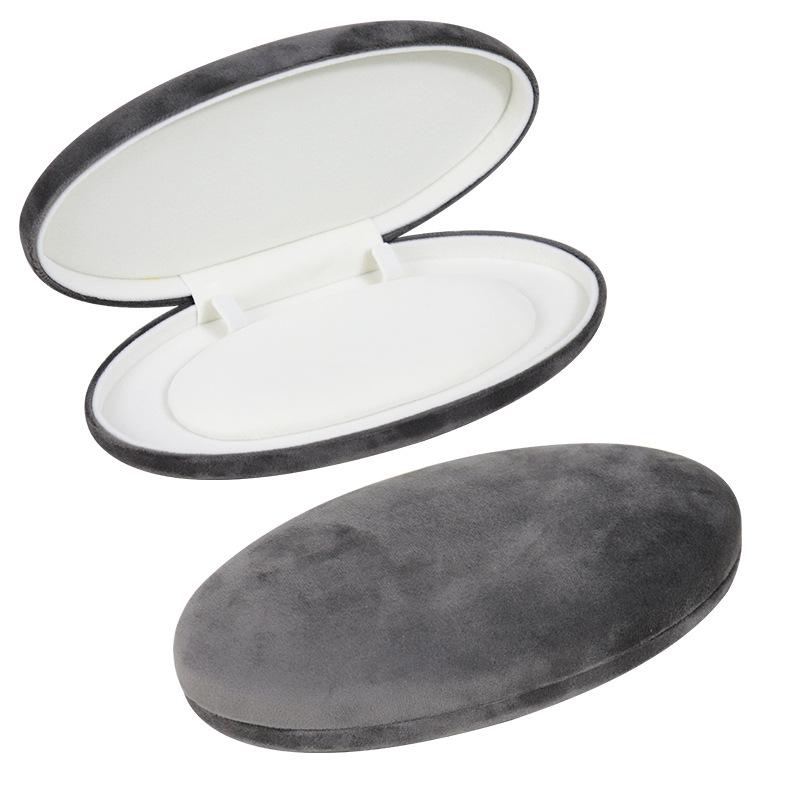 Velvet Jewelry Gift Box for Oval Pearl Necklace and Jade Chain