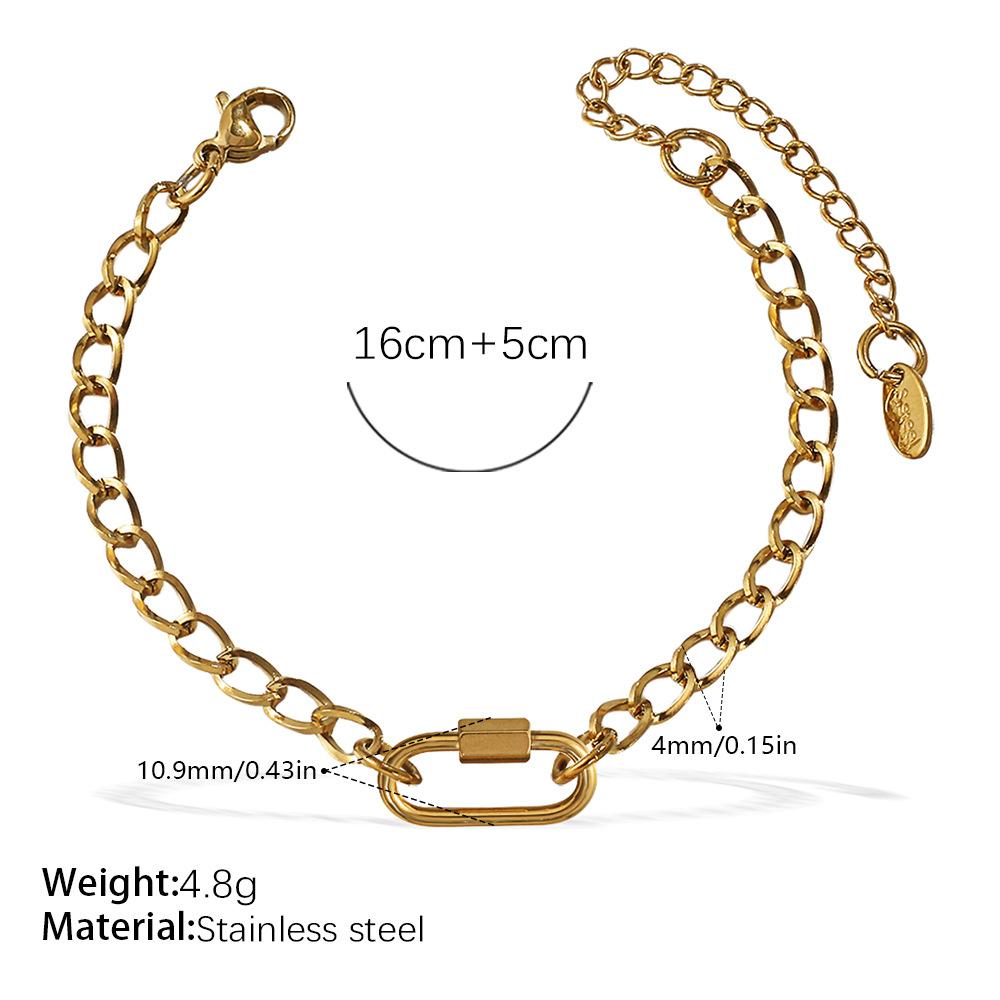Japan And South Korea Fashion Niche Bracelet Necklace Women'S Personality Design Versatile Jewelry Does Not Fade Popular Trend