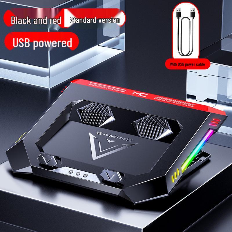 Noxi X500 RGB Gaming Laptop Cooling Stand with High-Speed Turbine Fan