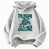 Fashion Sea Turtle Girls Hooded Kids Design Children's Sweatshirt Cute Hoody for Boys Girls Casual Hoodies for Spring