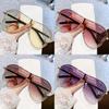 Geometric Metal Sunglasses With Uv400 Protection For Fashionable Outings And Parties