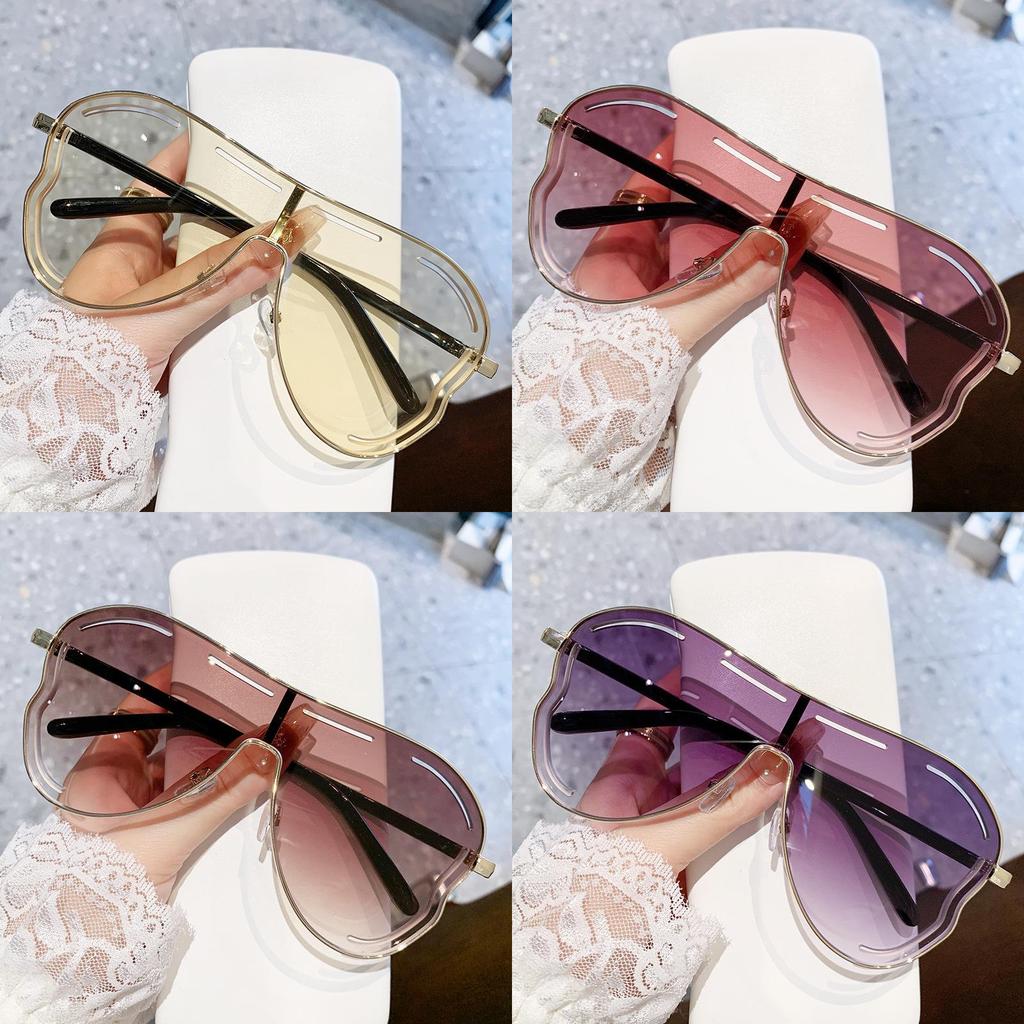 Geometric Metal Sunglasses With Uv400 Protection For Fashionable Outings And Parties